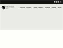 Tablet Screenshot of mehmetalibirand.com.tr